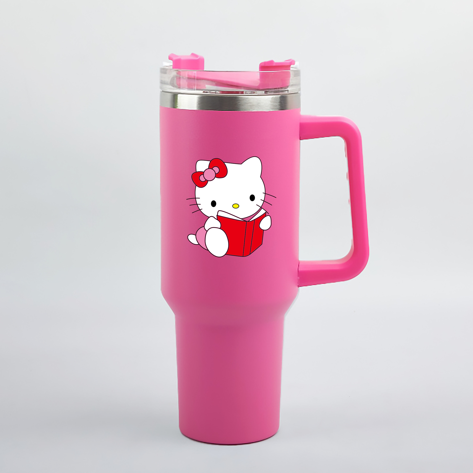 （画像用） Hello Kitty ハローキティ 1200mL車用タンブラー（カラープリント）